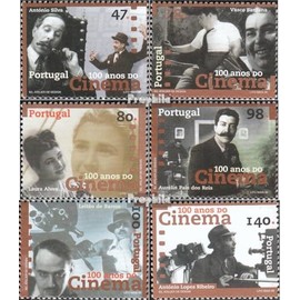 Prophila Collection Portugal 2134-2139 (Complete Edition) Mint NH 1996 100 Years Cinema in Portugal (Stamps for Collectors) Celebrities/Film/Theatre/Radio