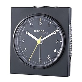 Technoline Geneva Q Quartz Clock, Black