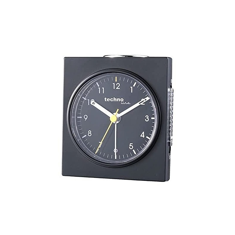 Technoline Geneva Q Quartz Clock, Black