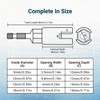 Wing Nut Driver Set -4 Pcs, Wing Nut Driver Bit,