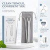 Stainless Steel Tongue Scraper for Daily Oral Care – Reusable