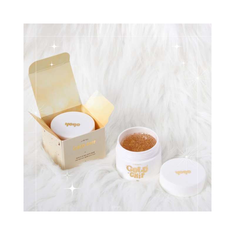yoga Yogo Mayo Gold Chip Emboss Gel Gold Foil Glitter