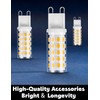 Non-dimmable G9 LED Bulb 6w 2700k Warm White, 50W-60W G9