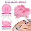Lash Clusters Kit with Lash Mannequin Head & Eyelash Tweezers,
