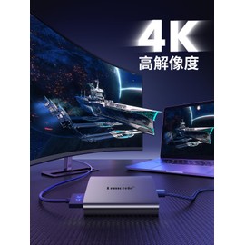 MacBook Pro/Air Hub, 2 Screen USBC HDMI Splitter, MacOS and Win, MST Support, 3 Screen Extendable, Max Single Screen 4K Output Converter, Lemorele Dual Monitor Display USB-C Port, 0.6m Nylon Braided, 1080P 60Hz, USBType C Hub, DisplayPort for Dell, HP, Lenovo