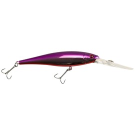Berkley Flicker Minnow Fishing Lure, Flashy Perch, 1/2 oz, 4 1/2in | 11cm Crankbaits, Realistic Minnow Profile, Sharp Dive Curve Gets to Fish Quickly, Equipped with Fusion19 Hook