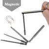 Mesee 6Pcs Magnetic Inner Hexagon Head Screwdriver Bits Set, H2.5-H8