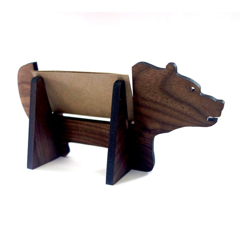 Bear business card holder