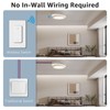 NineLeaf 3Pack Wireless Light Switch and Receiver Kit, No Wiring,