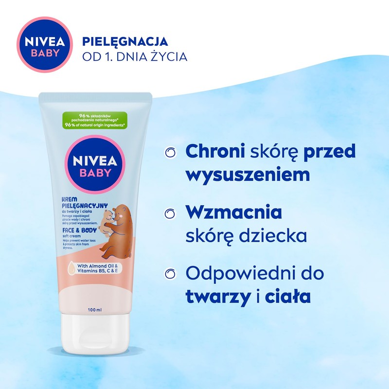 NIVEA Baby Face and Body Care 100 ml
