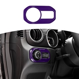 RT-TCZ - Botón de Interruptor de Faros Delanteros ABS para Jeep Wrangler 2018-2022 JL JLU Gladiator JT Sport X Sahara Rubicon Morado