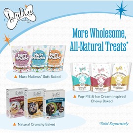 The Lazy Dog Cookie Co. The Lazy Dog Cookie Co. - I Ruff You Pup-Pie, for All Occasions or Special Events/Holidays, Made in USA, 6 in., 5 oz. (Pack of 1 Ruff You Pie)