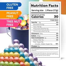 Gumballs for Gumball Machine - Shimmer Spring Mix 1 Inch Large Gumballs in Bucket - Baseball Softball Bubble Gum for Kids - Sweet Chewing Gum Balls in Bulk 1.3Lb