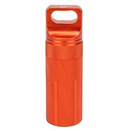 EDC Survival Container Capsule Waterproof Pill Case Waterproof Pill Holder for Camping Hiking and Climbing
