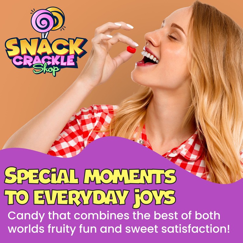 Strawberry Hard Candy - Bulk Individually Wrapped Candy, Nostalgic Candy,