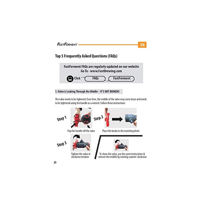 FastFerment 3G Valve Gray