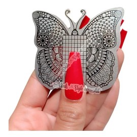 nails style& art Medidor Uñas Mándala ,totoro Mickey , Marcas , Mariposas