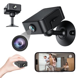 Multi-functional, Compact Compact Compact Camera, Surveillance Camera, Surveillance Camera, Mini, Ultra Wide Angle, Remote Monitoring, Bluetooth Connection, Motion Detection, Night Vision, 1080P, USB