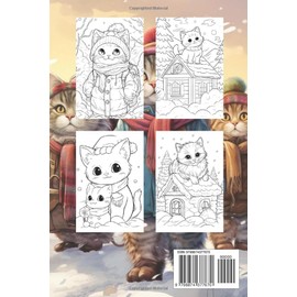 ICY CATS ADVENTURES COLORING BOOK: for Adults and Teens
