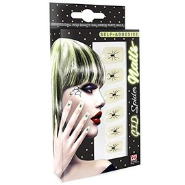 WIDMANN ? Set 12 Nail Glow Spiders Car Womens, vd-wdm05356, One Size