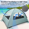 WhiteFang Beach Tent Anti-UV Portable Sun Shade Shelter for 3