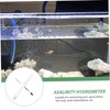 NOLITOY 1set Aquarium Accurate Fish Tank Hydrometer for Seawater Testing