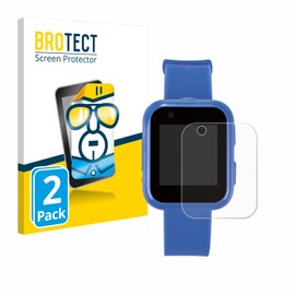 BROTECT (2 Stück Schutzfolie für SilverCrest Kinder Smartwatch Displayschutz Folie Ultra-Klar
