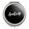 GRAPHICS & MORE Auntie Heart Compact Travel Purse Handbag Makeup