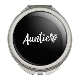 GRAPHICS & MORE Auntie Heart Compact Travel Purse Handbag Makeup Mirror