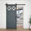 National Hardware N700-114 Interior Sliding Barn Door Hardware Double Floor
