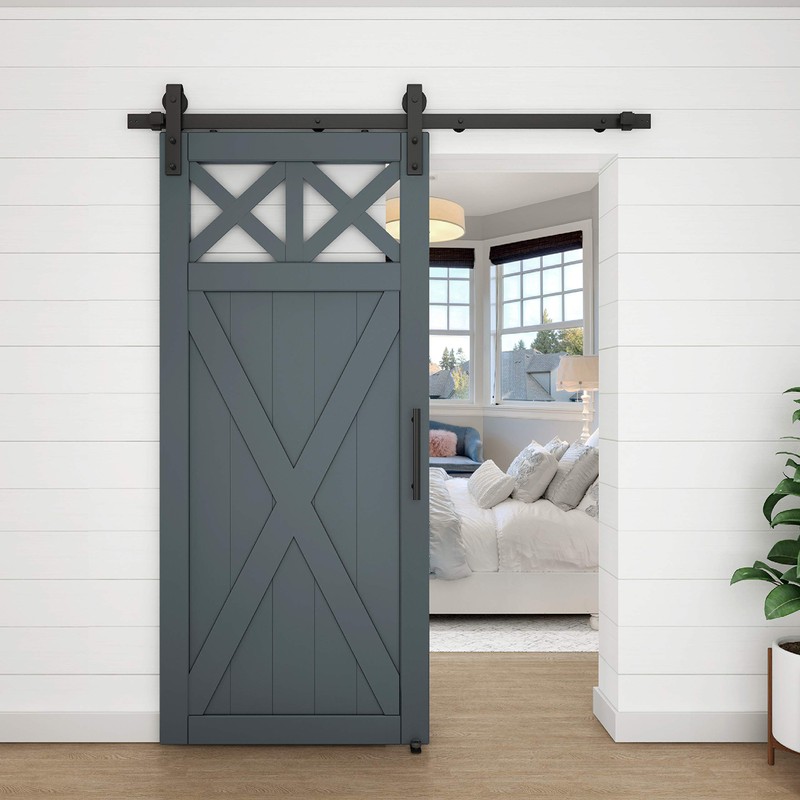 National Hardware N700-114 Interior Sliding Barn Door Hardware Double Floor