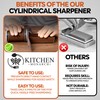 Kitchen Monarch Rolling Knife Sharpener - Knife Sharpening Kit for