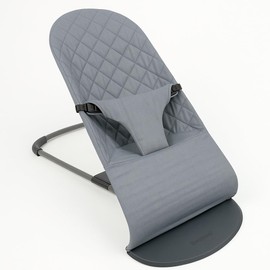 Fabric Seat for Bouncer - Compatible with Baby Bjorn Bouncer - Dense, Wear-Resistant, Skin-Friendly Cotton - Replacement Covers ONLY, Gray
