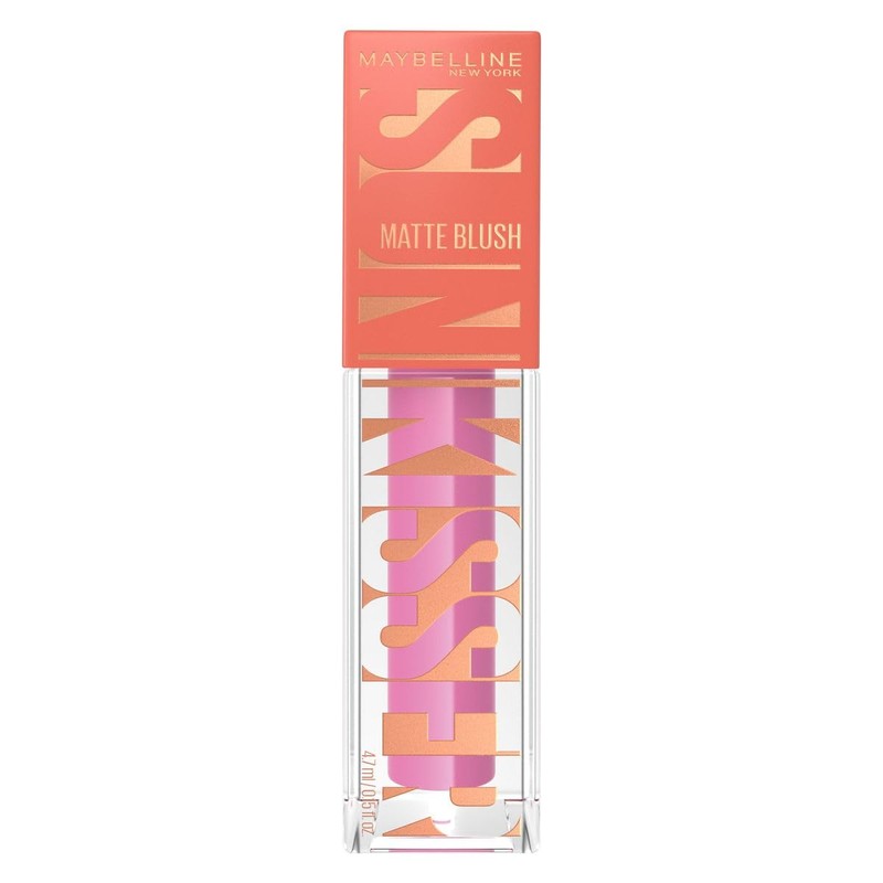 Maybelline SunKisser Rubor Líquido Mate Lilac Clouds, Efecto Sunglow Lila