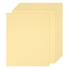QUARKZMAN 25 Stück Schimmer Kartonpapier, 8 x 11 Zoll Weiß Gold Schimmerpapierbögen, Metallisches Kartonpapier für Kunstbedarf, Papierbasteln, DIY Basteln