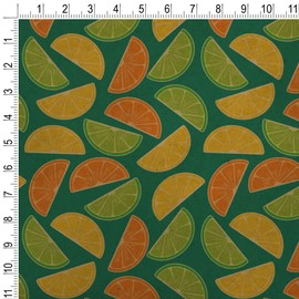 GRAPHICS & MORE Citrus Lemon Lime Orange Slices Pattern Premium Kraft Roll Gift Wrap Wrapping Paper