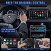 2-in-1 Wireless Adapter for Android Car and CarPlay, USB-C/A, Plug