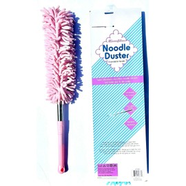 Microfiber Duster Extension Washable Cleaning Car Window Furniture Office Pink