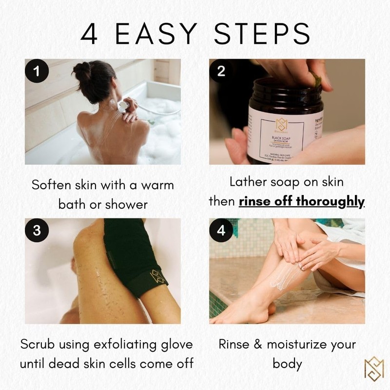 Guante exfoliante Kessa MS MoroccanSource – 2 unidades para piel