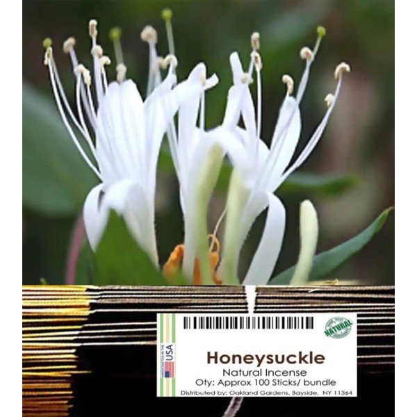 Oakland Gardens Brand, (H) Honeysuckle Incense - A True Fresh