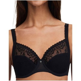 Chantelle Every Curve Women's Underwired Underwired Underwired Bra, black, 100E
