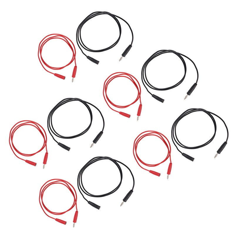 5 Set 4mm Banana Plug Test Lead Male to Female