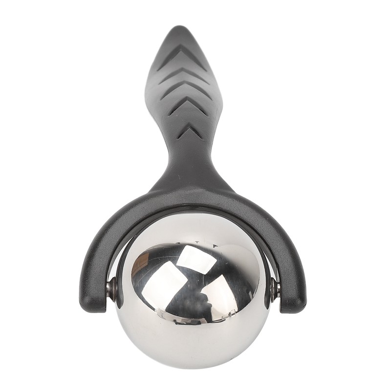 Facial Roller Massage Ball Ergonomic Handle Cold Hot Compression Stainless