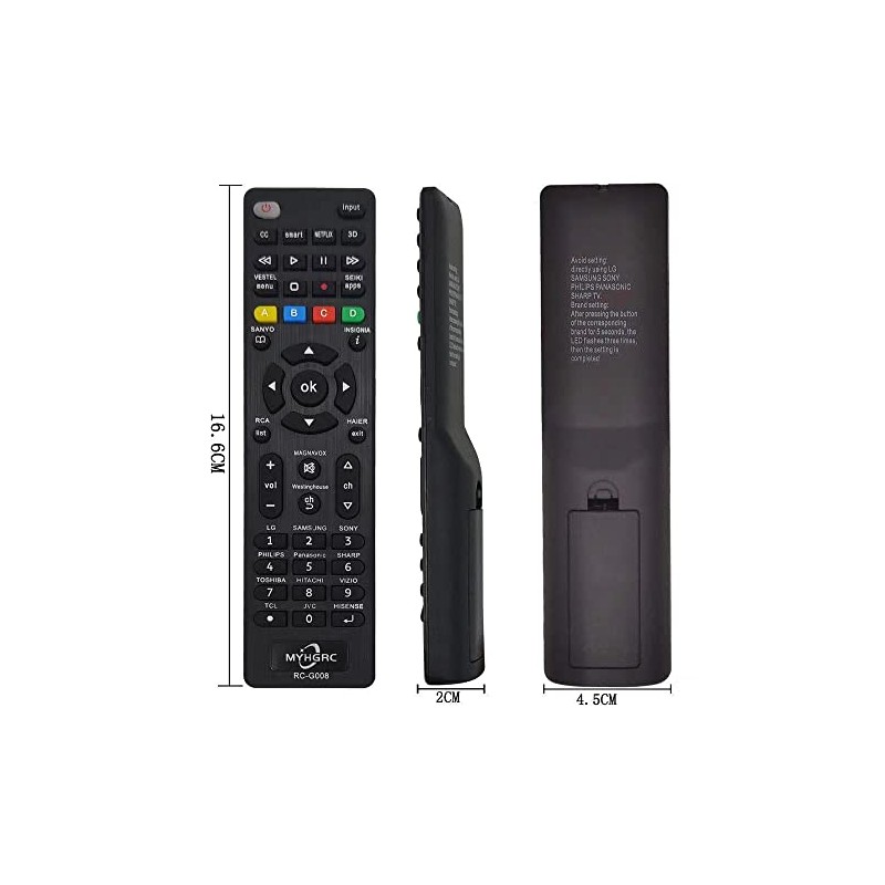 Universal Remote TV Control For All Devices Perfect Replacement Controller