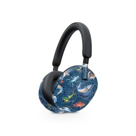 MightySkins Skin Compatible with Sony WH-1000XM5 Headphones - Saltwater Compass | Protective, Durable, and Unique Vinyl Decal wrap Cover | Easy to Apply
