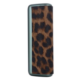 Interchangeable Leather Case Compatible with IQOS ILUMA PRIME, PU Leather Case Only for IQOS ILUMA PRIME. (Brown Leopard)