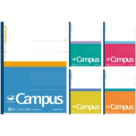 Kokuyo Note-GS3CBT-L4X5 Notebook, Campus Notebook, Smart Campus, Limited Dots, B Ruled, Pack of 5, Sporty Look