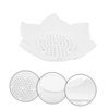 LABRIMP 2pcs Flower Soap Holder Self-draining Flower Shaped Soap Dish