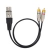 Y Splitter Breakout Cable XLR Female to Male Convert EMI/RFI