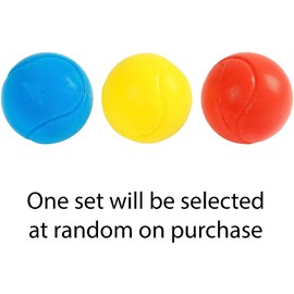 eMKay® Small Soft 70mm Tennis Balls (1 pack of 3 Soft Tennis Balls) | Perfect Foam Sponge Ball For Kids' Games